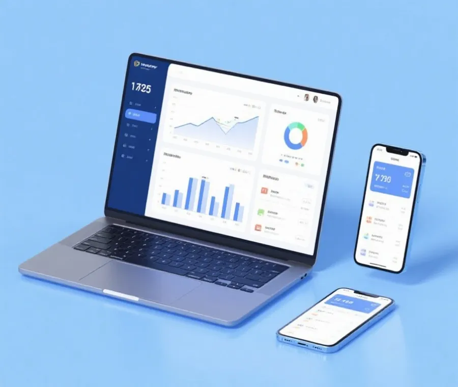 新手指南與數據介面示意圖