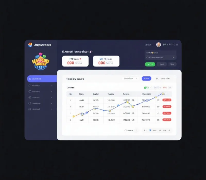 開獎直播與歷史紀錄介面示意圖